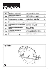 Makita HS013GT101 Betriebsanleitung
