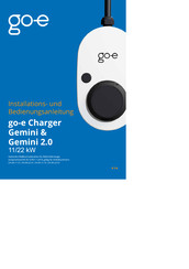 go-e Charger Gemini Installations- Und Bedienungsanleitung