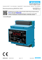 Ziehl MINIPAN 352V Betriebsanleitung