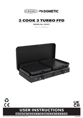Cadac DOMETIC 2 COOK 3 TURBO FFD Bedienungsanleitung