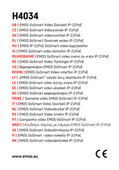 Emos GoSmart IP-21PoE Bedienungsanleitung