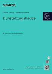 Siemens LC97BDN60B Gebrauchs- Und Montageanleitung