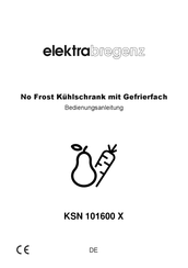 Elektrabregenz KSN 101600 X Bedienungsanleitung