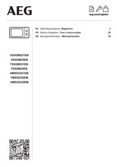 AEG NMS5G25IEM Benutzerinformation
