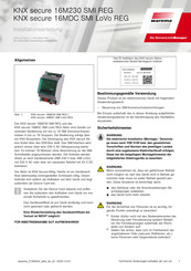 Warema KNX secure 16M230 SMI REG Installationsanleitung