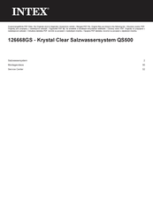 Intex Krystal Clear QS500 Benutzerhandbuch