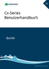 Domino Cx Serie Benutzerhandbuch