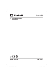 EINHELL BT-DB 1000 Originalbetriebsanleitung