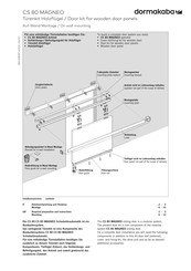dormakaba CS 80 MAGNEO SYNC Bedienungsanleitung