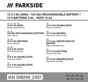 Parkside 508299 2507 Bedienungsanleitung