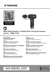 Parkside PBSA 12 F5 Originalbetriebsanleitung