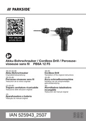 Parkside PBSA 12 F5 Originalbetriebsanleitung