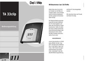 DETEWE TA 33clip Bedienungsanleitung