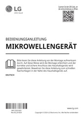 LG MS203 Serie Bedienungsanleitung