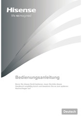 Hisense MS91518FC Bedienungsanleitung
