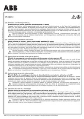 ABB CP serie Betriebs- Und Montageanleitung