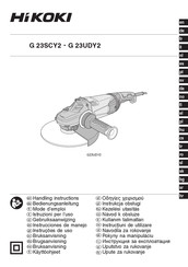Hikoki G 23UDY2 Bedienungsanleitung