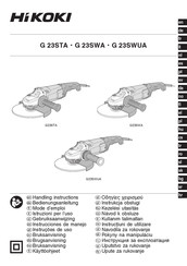 Hikoki G 23SWA Bedienungsanleitung