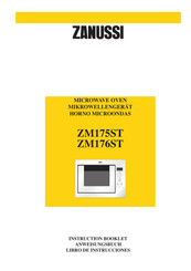 Zanussi ZM175STW Anweisungshandbuch
