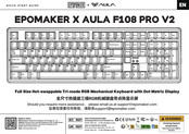 Epomaker AULA F108 PRO V2 Schnellstartanleitung