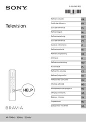 Sony BRAVIA XR-55A83JAEP Referenz-Anleitung