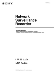 Sony Ipela NSR-50 Benutzerhandbuch