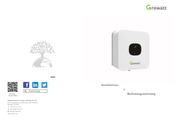 Growatt MIC 2500TL-X Installations & Bedienungsanleitung