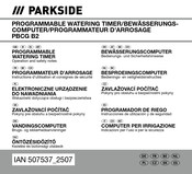 Parkside 507537 2507 Bedienungs- Und Sicherheitshinweise