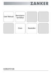 ZANKER KOB20701XB Benutzerinformation
