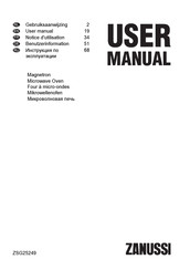Zanussi ZSG25249XA Benutzerinformation