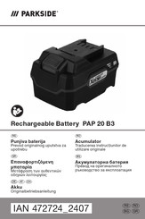 Parkside PAP 20 B3 Originalbetriebsanleitung