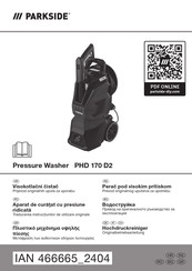 Parkside PHD 170 D2 Originalbetriebsanleitung