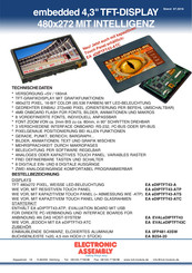 ELECTRONIC ASSEMBLY EA B254-20 Bedienungsanleitung