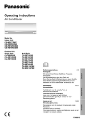 Panasonic CS-RE12RKEW Bedienungsanleitung