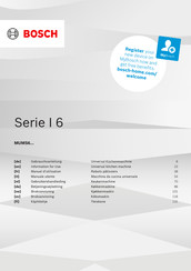 Bosch 6 Serie Gebrauchsanleitung