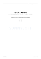 VEVOR XMZ-TB40 Benutzerhandbuch