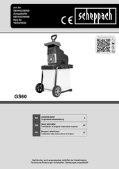 Scheppach 59044039969 Originalbetriebsanleitung