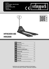 Scheppach 5912701900 Originalbetriebsanleitung