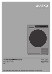 Asko TDC177XH Gebrauchsanweisung