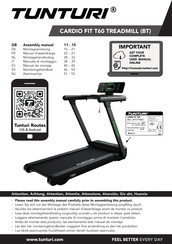 Tunturi CARDIO FIT T60 Montageanleitung