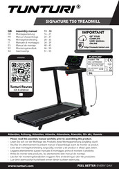 Tunturi SIGNATURE T50 Montageanleitung