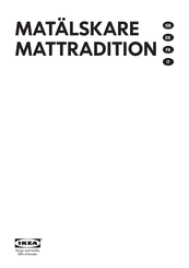 IKEA MATÄLSKARE Bedienungsanleitung