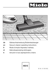 Miele S 8340 PowerLine Gebrauchsanweisung
