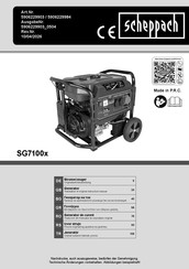 Scheppach 5906229903-50 Originalbetriebsanleitung