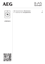 AEG ATW7GC10 Benutzerinformation
