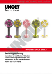 Unold BREEZY 86610 Bedienungsanleitung