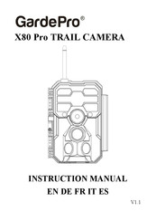 Gardepro X80 Pro Bedienungsanleitung