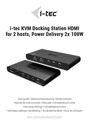 I-Tec C31KVMHDMIDOCKPD Gebrauchsanweisung