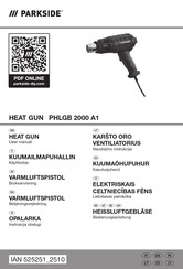 Parkside PHLGB 2000 A1 Bedienungsanleitung