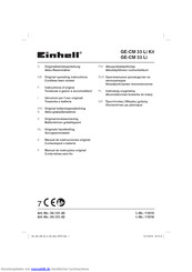 EINHELL 34.131.40 Originalbetriebsanleitung
